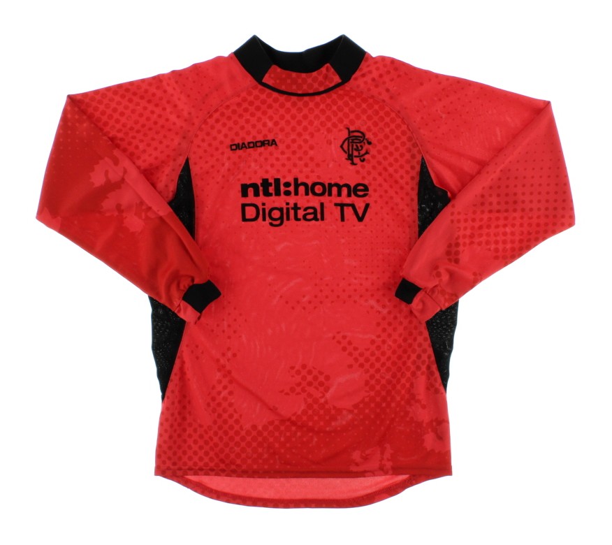 Equipación de portero de Glasgow Rangers 02-03