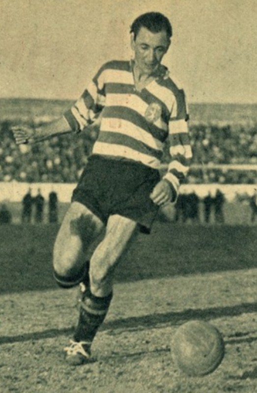 Primera equipación de Sporting de Portugal 1942-43