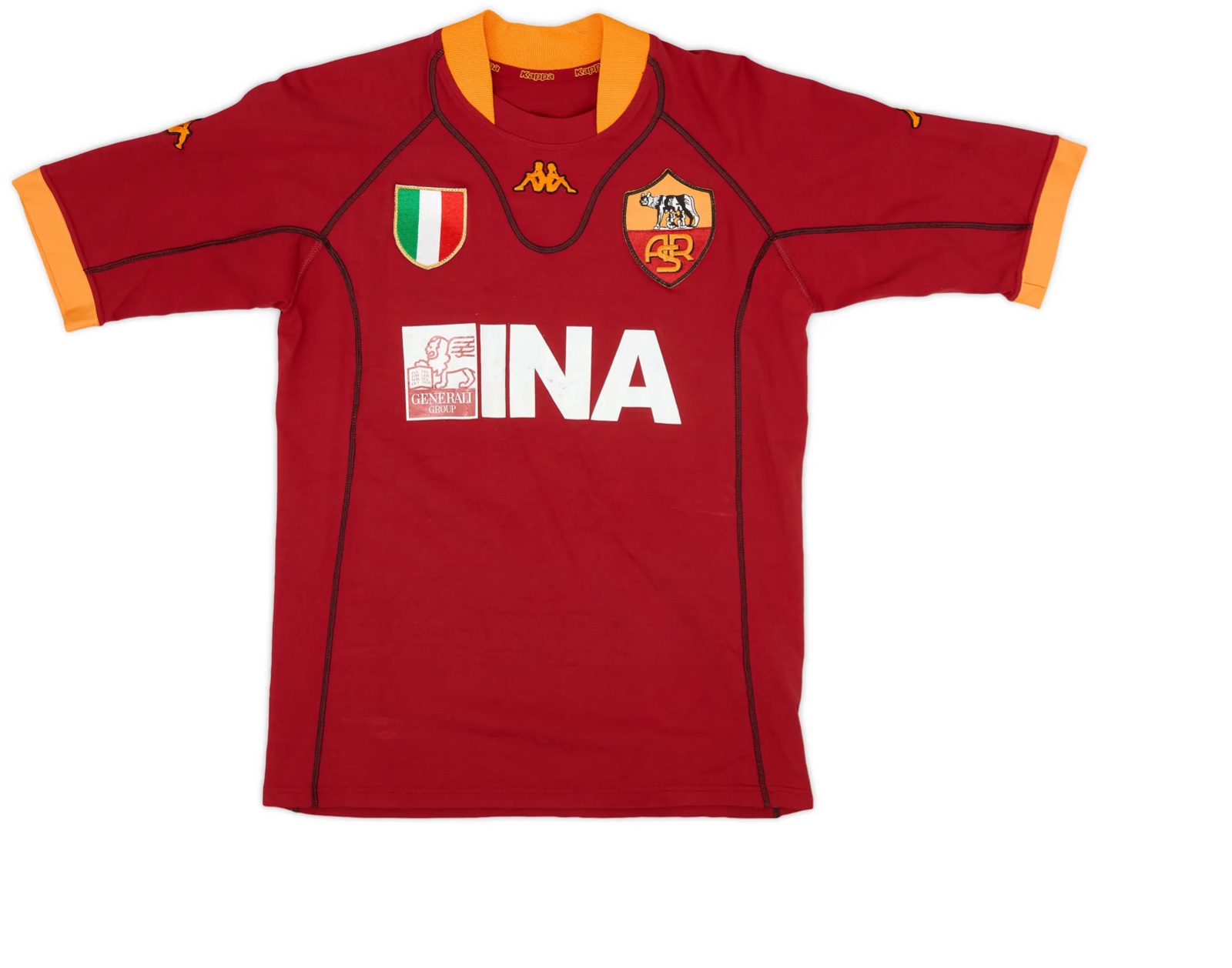 Primera equipación de Roma 01-02