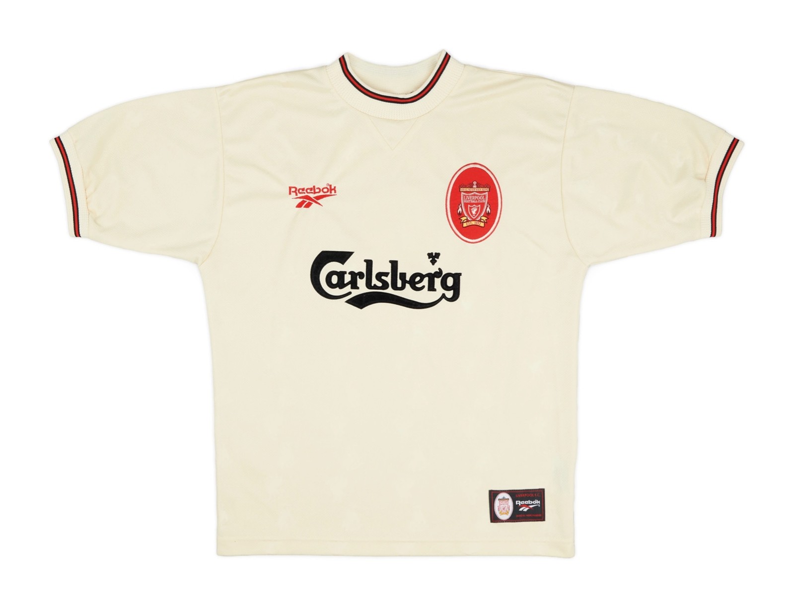 Segunda equipación de LiverpoolFC 96-97
