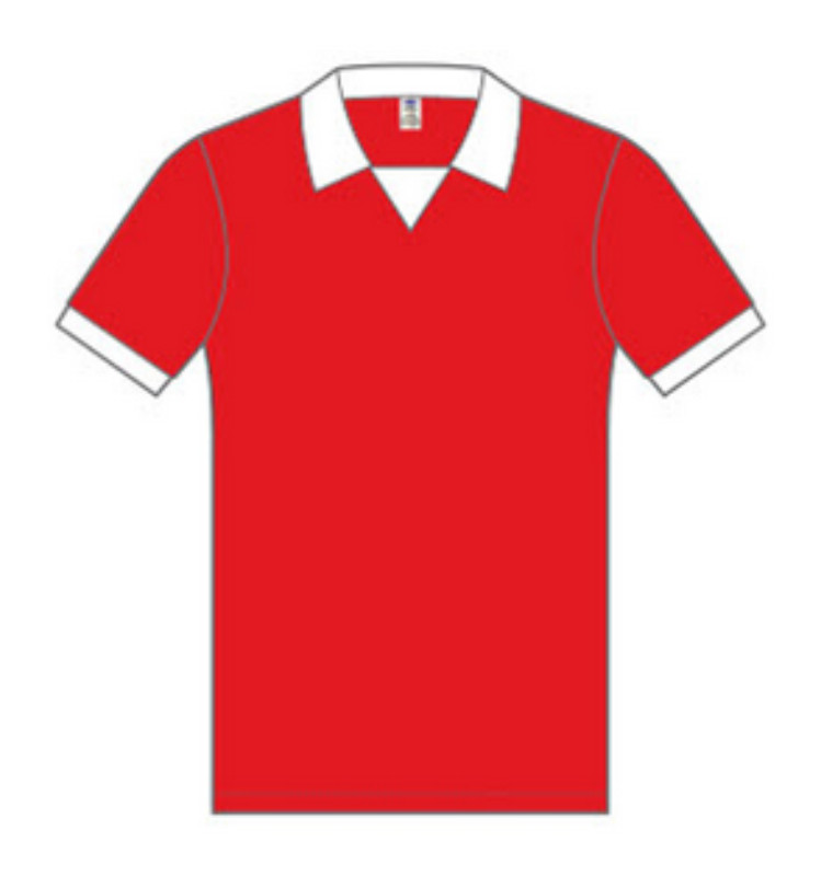 Primera equipación de Manchester United 71-72