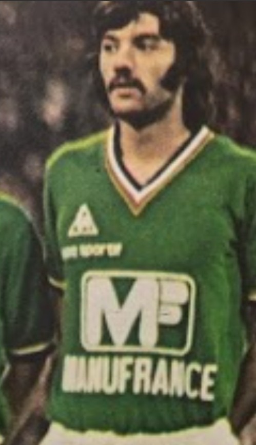 Primera equipación de Saint-Étienne 72-73