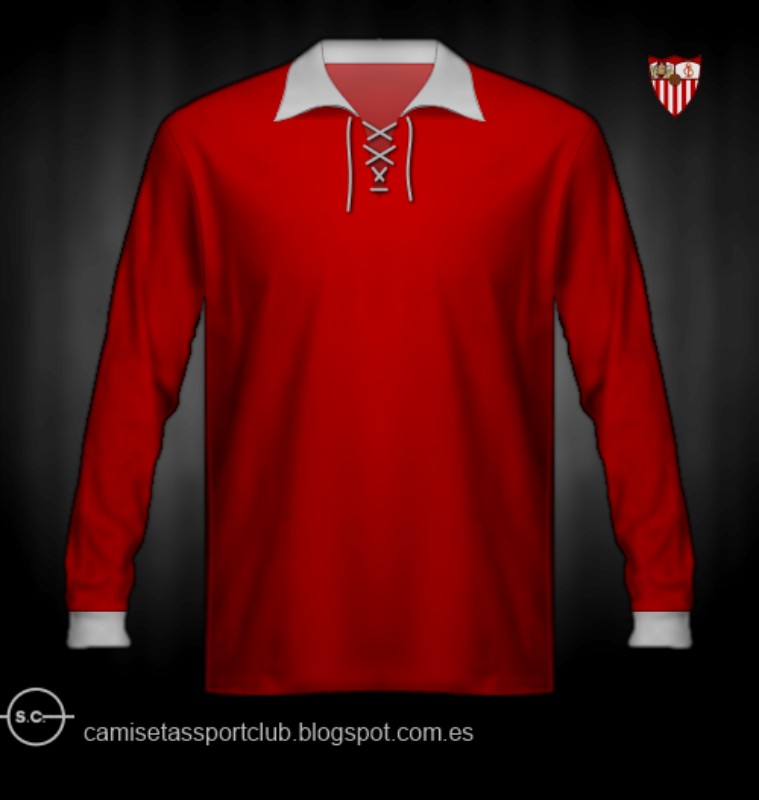 Segunda equipación de Sevilla FC 1927