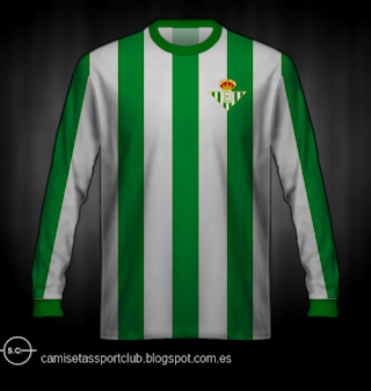 Primera equipación de Real Betis 70-71