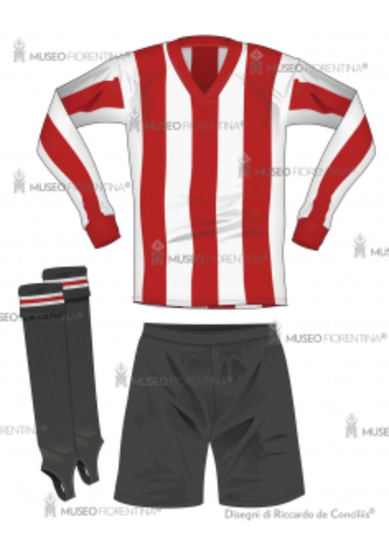 Primera equipación de Fiorentina 1928-29