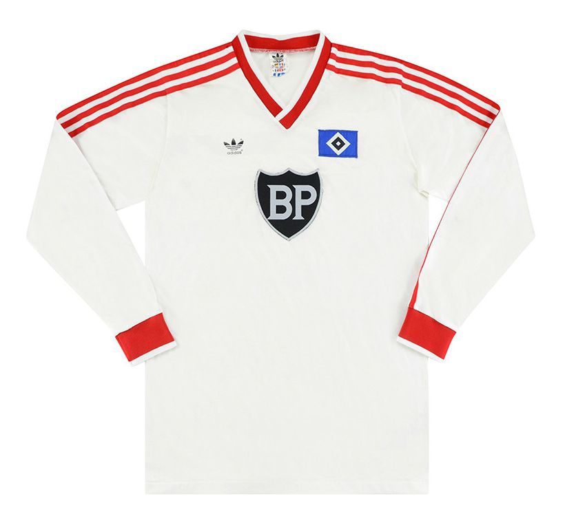 Primera equipación de Hamburgo 85-86