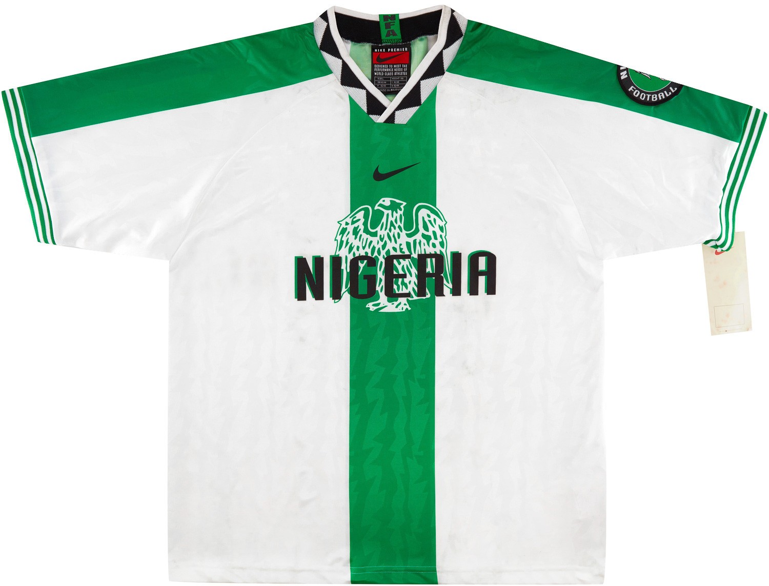 Segunda equipación de Nigeria 1996