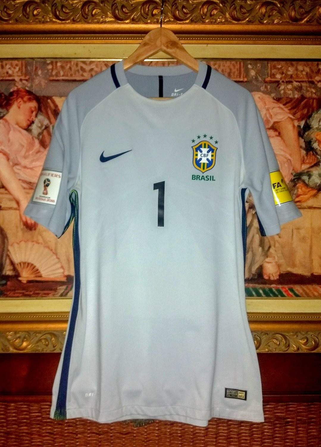 Equipación de portero de Brasil 2016