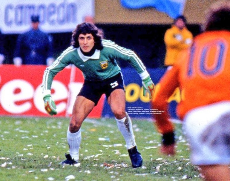 Equipación de portero de Argentina 1978