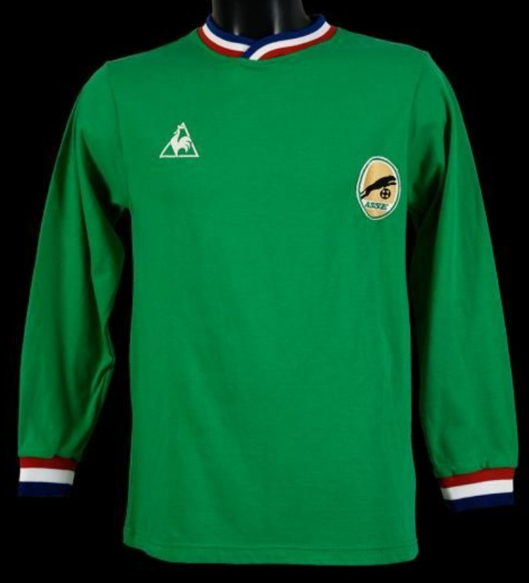 Primera equipación de Saint-Étienne 68-69