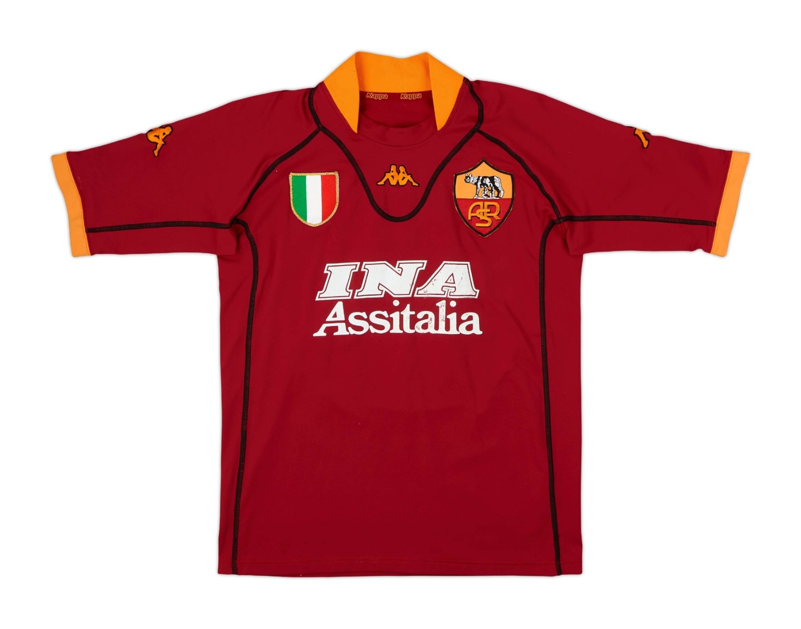 Primera equipación de Roma 01-02