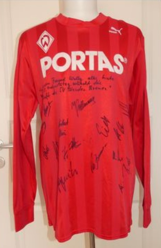 Tercera equipación de Werder Bremen 88-89