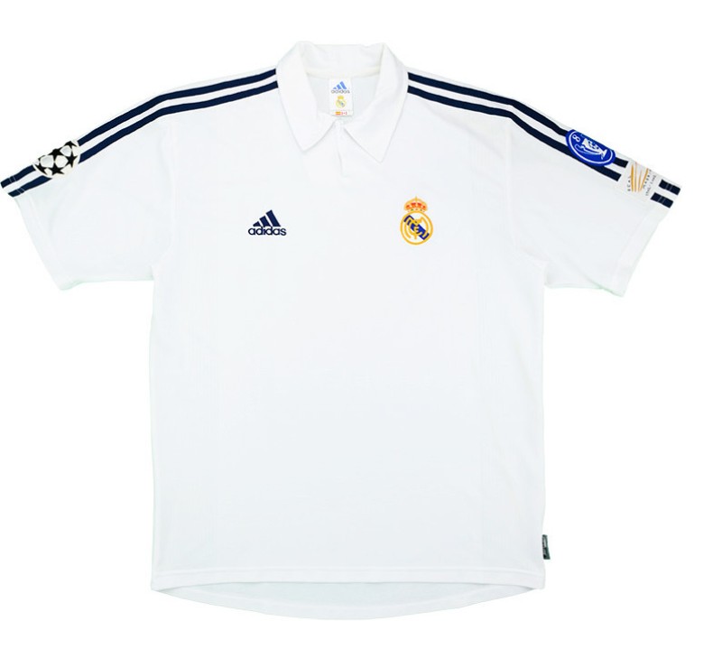 Equipación especial de Real Madrid 01-02