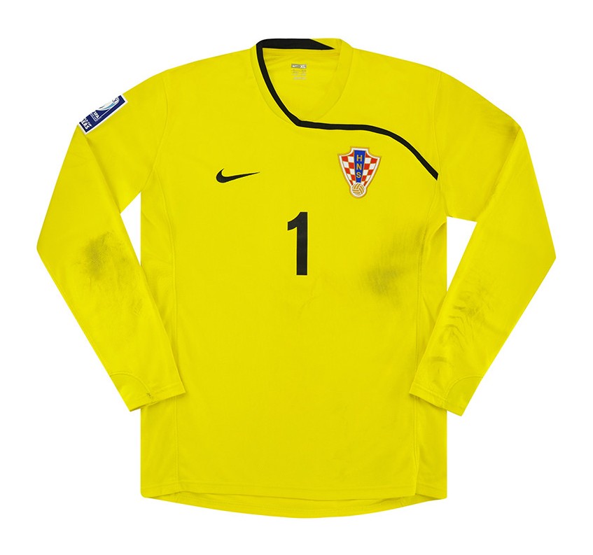 Equipación de portero de Croacia 2008
