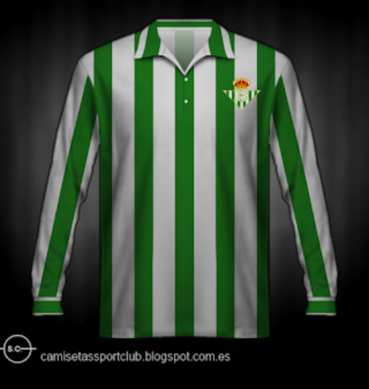 Primera equipación de Real Betis 58-59