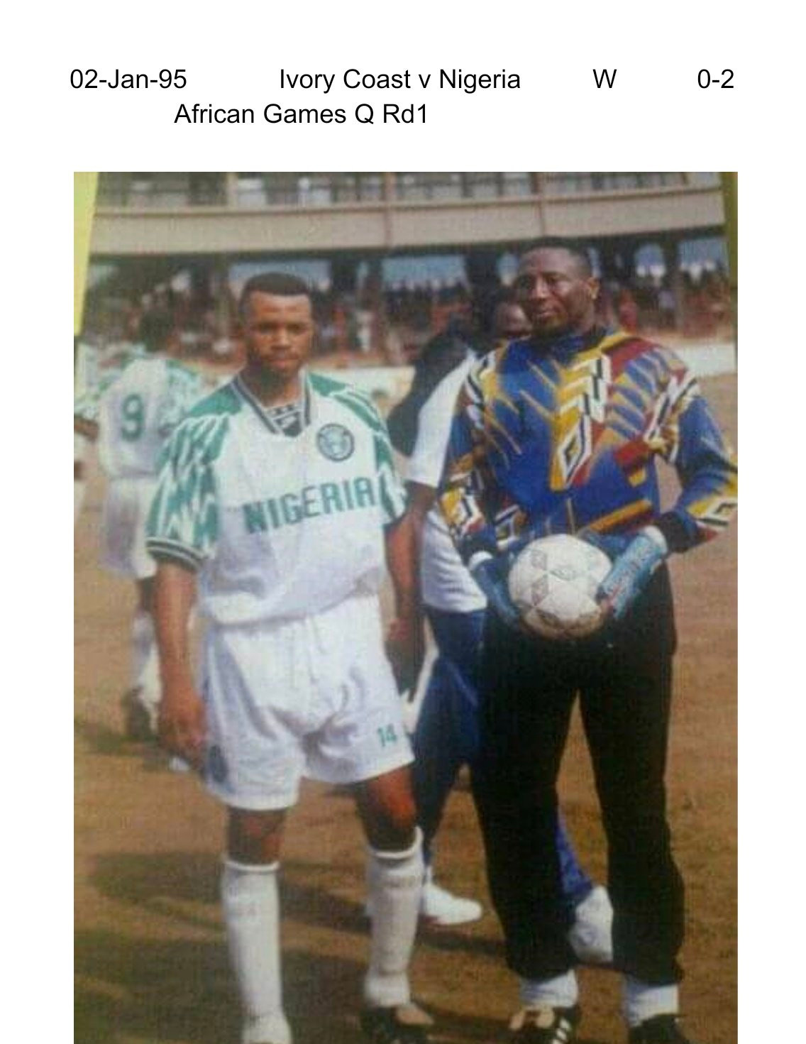 Nigeria 94-95 Visitante 2