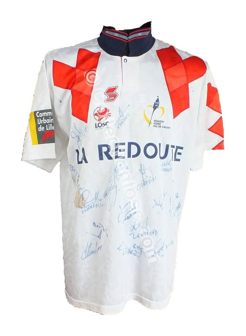 Primera equipación de Lille 94-95