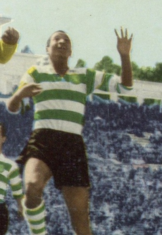 Primera equipación de Sporting de Portugal 57-58