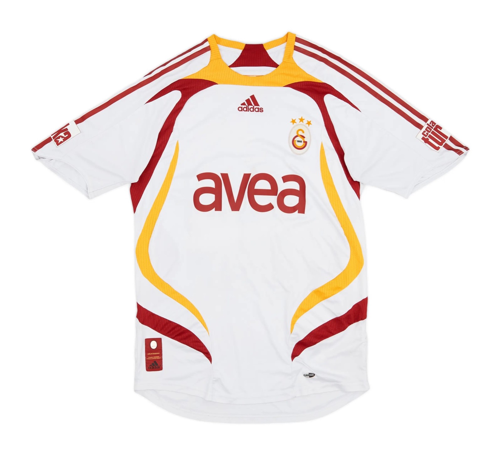 Segunda equipación de Galatasaray 07-08