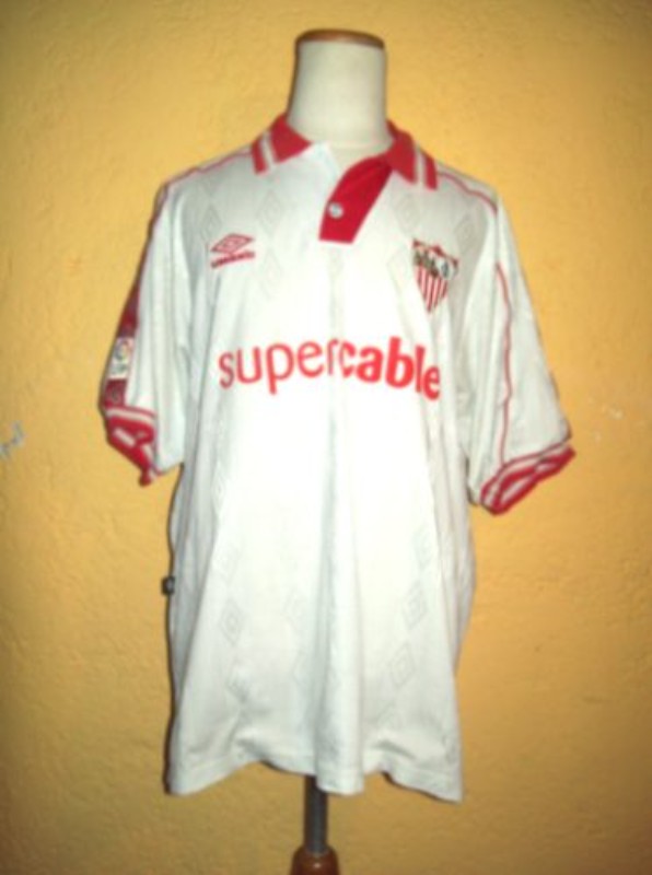 Primera equipación de Sevilla FC 98-99