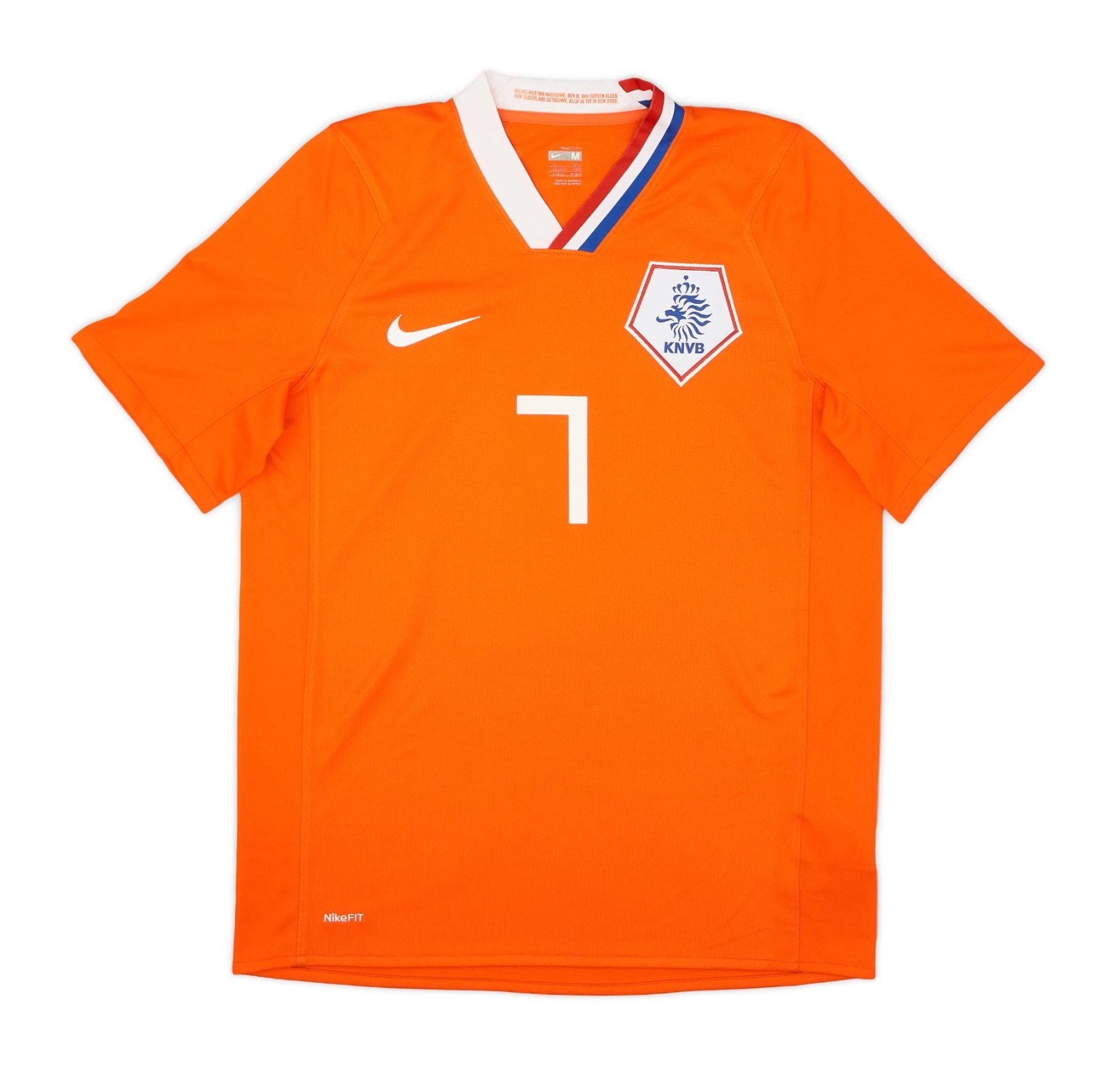 Primera equipación de Países Bajos 2008