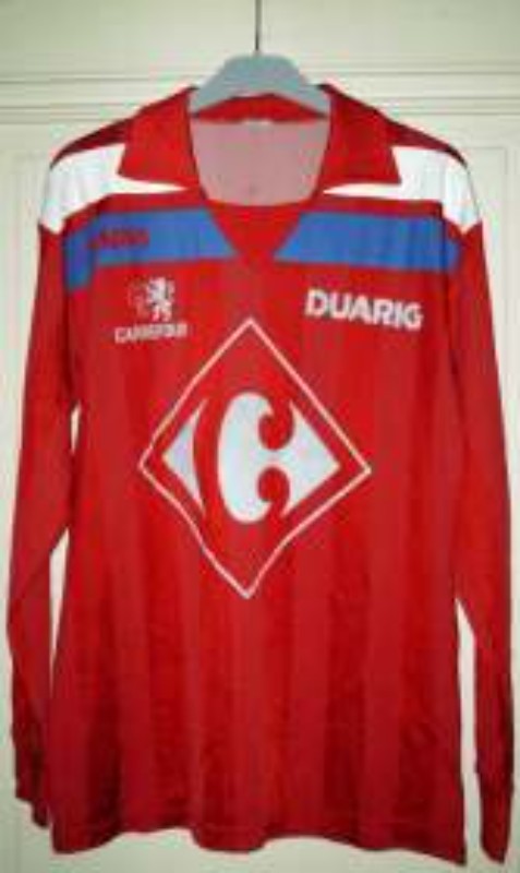 Primera equipación de Olympique de Lyon 86-87