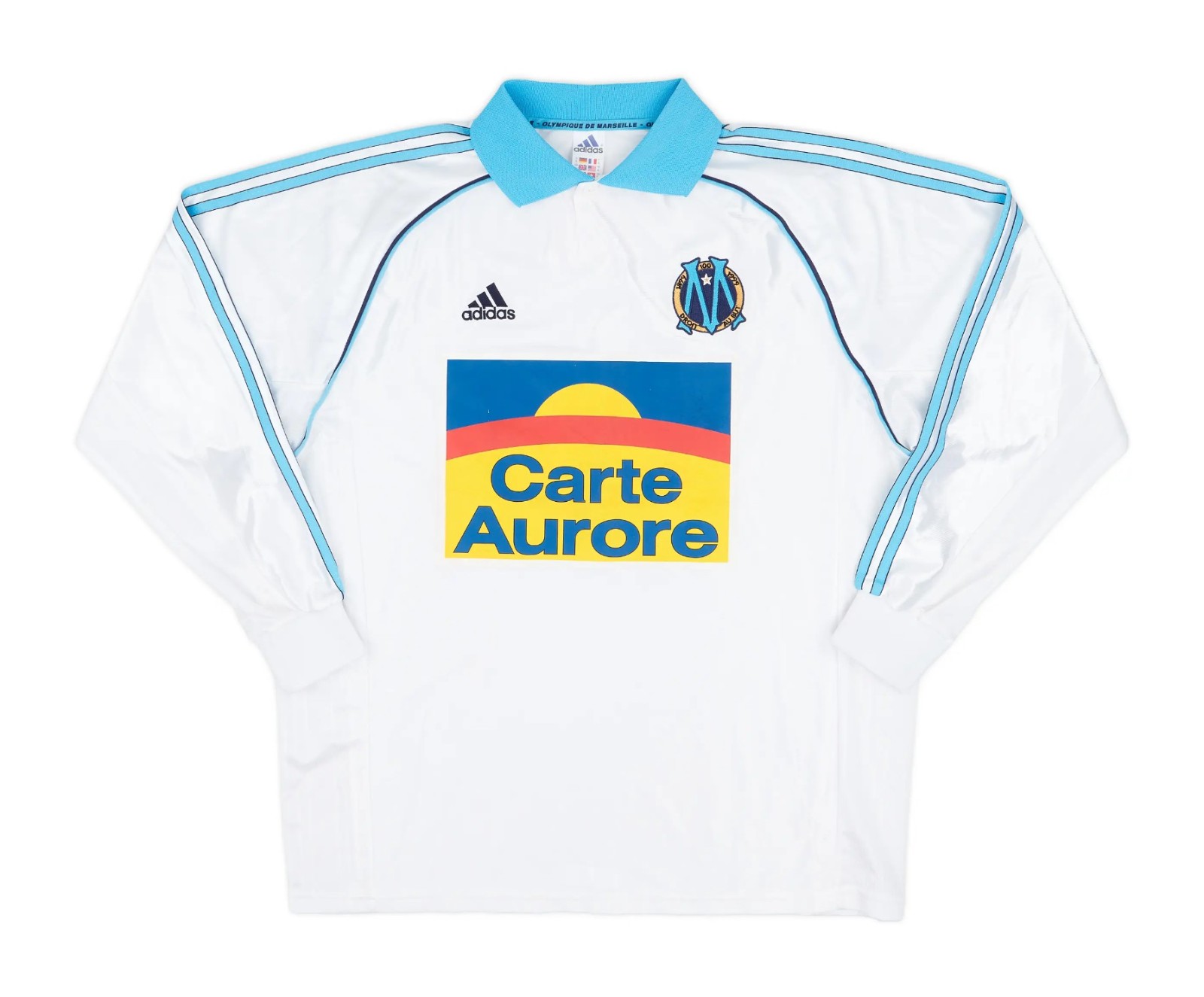 Primera equipación de Olympique de Marsella 98-99