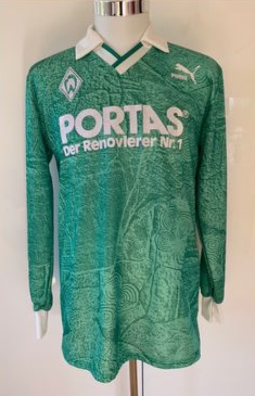 Segunda equipación de Werder Bremen 88-89