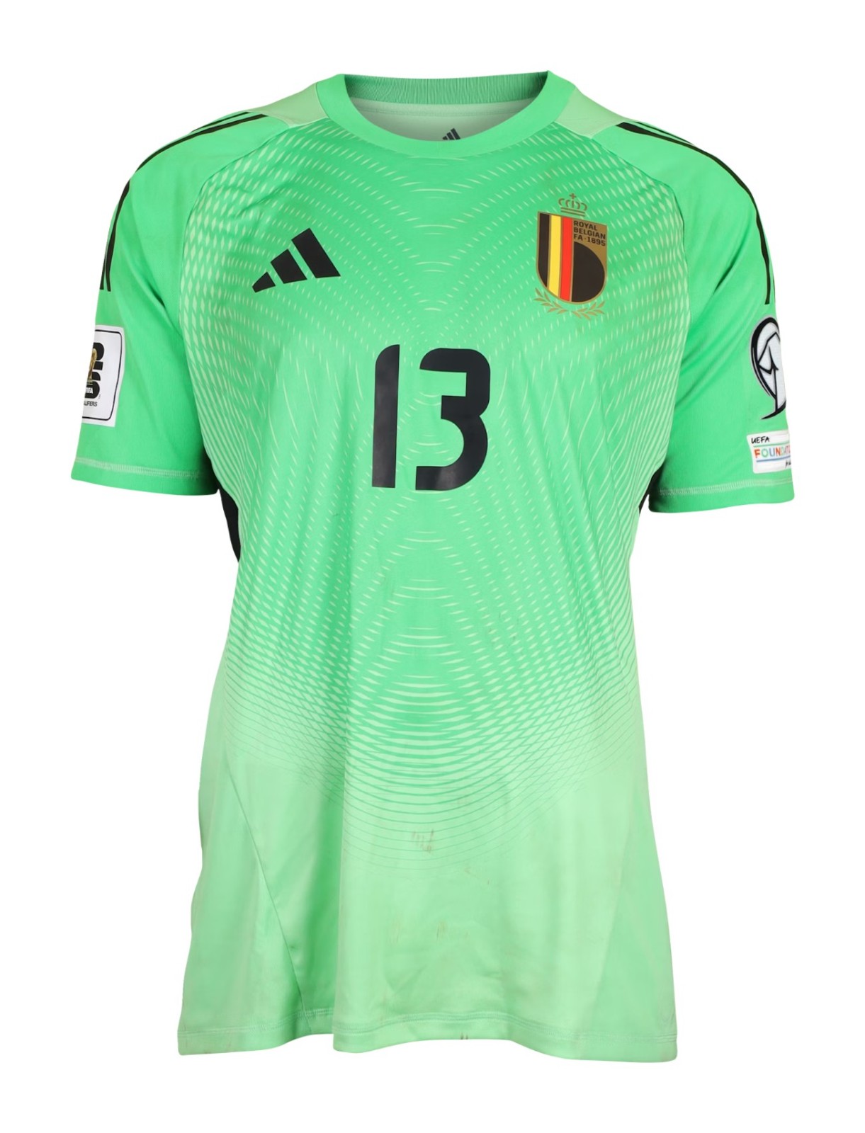 Equipación de portero de Bélgica 2025
