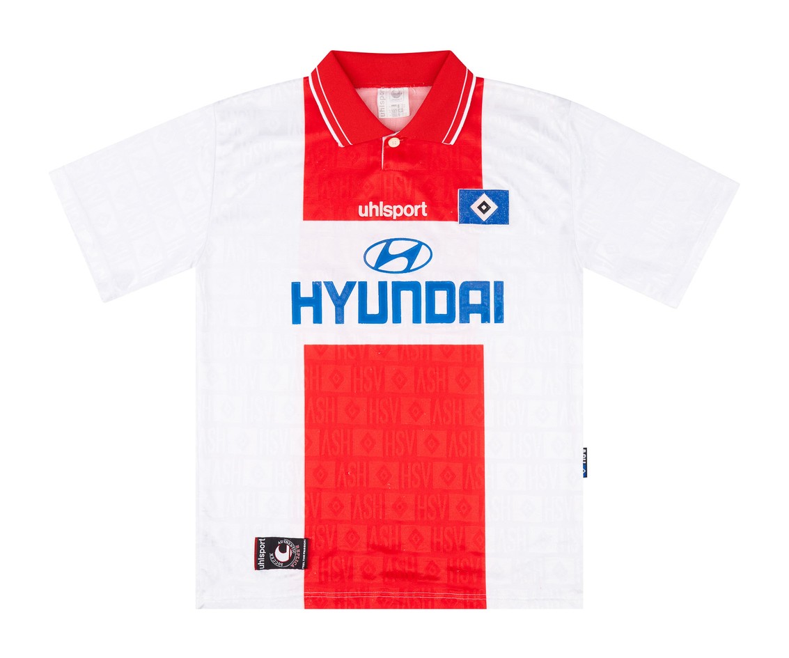 Primera equipación de Hamburgo 97-98