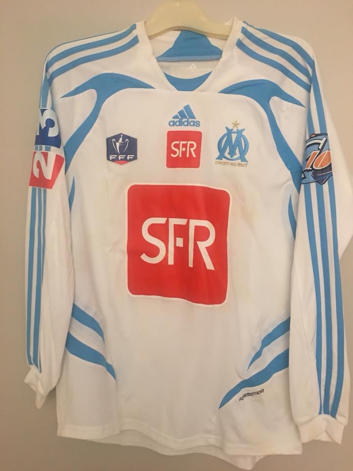 Primera equipación de Olympique de Marsella 07-08