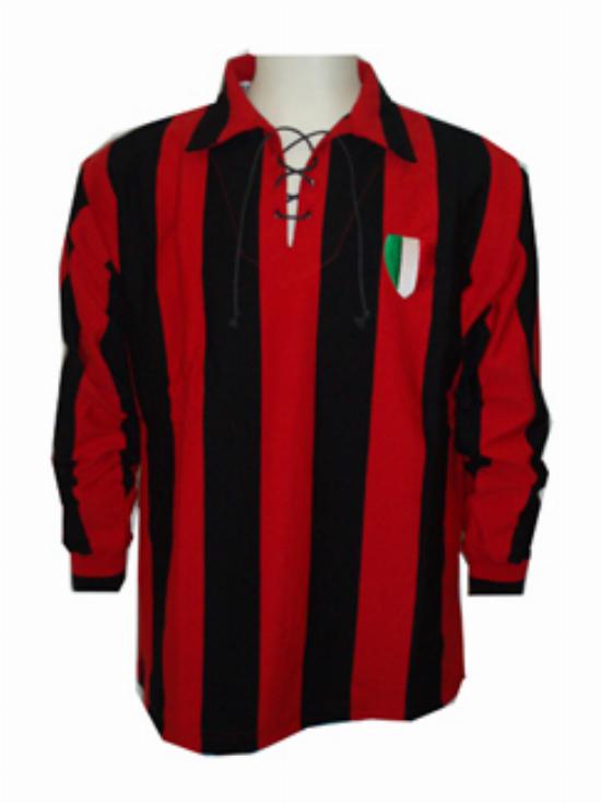Primera equipación de Milan 1950-51