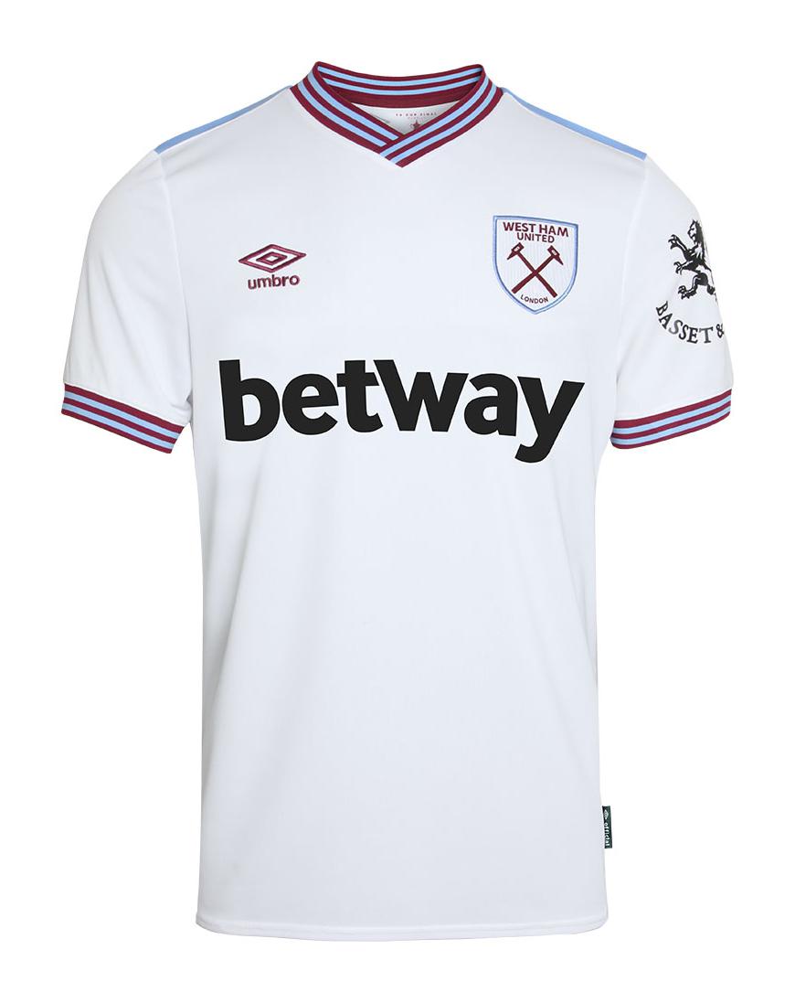 Segunda equipación de West Ham United 19-20