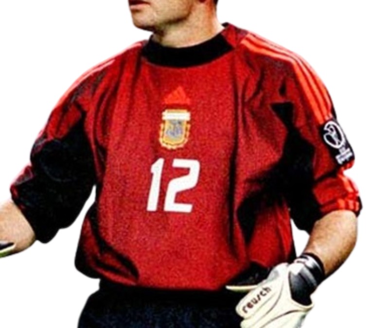 Equipación de portero de Argentina 2002