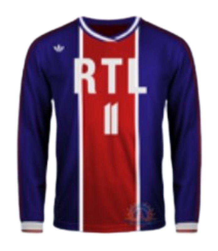 Primera equipación de Paris Saint-Germain 74-75