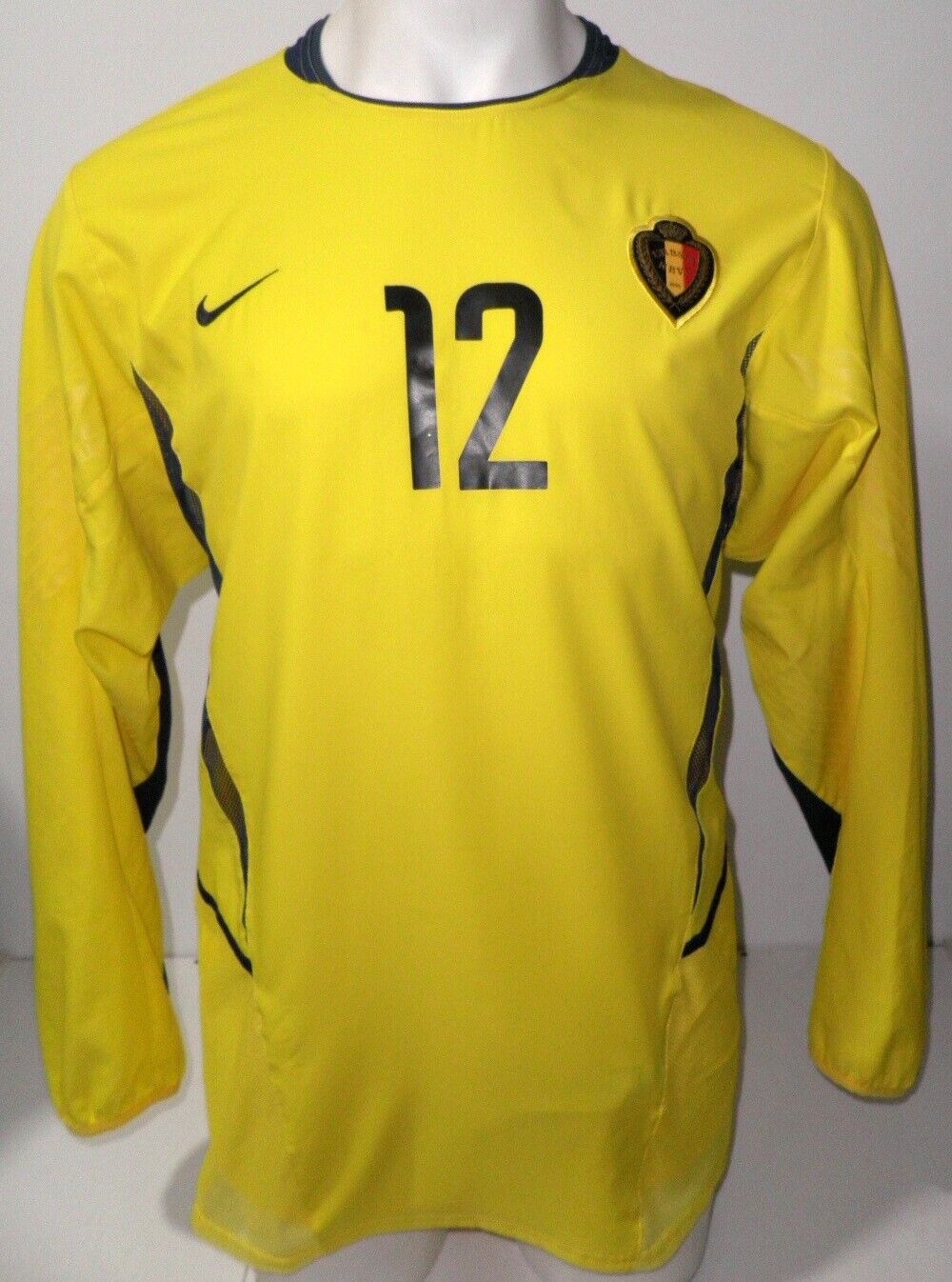 Equipación de portero de Bélgica 2002
