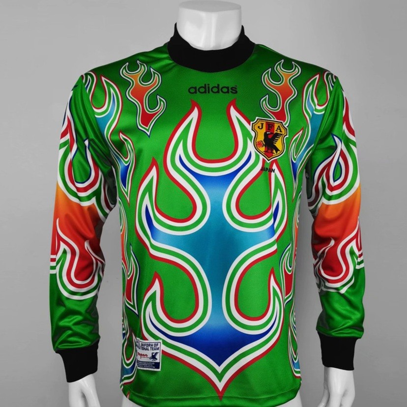 Equipación de portero de Japón 1996