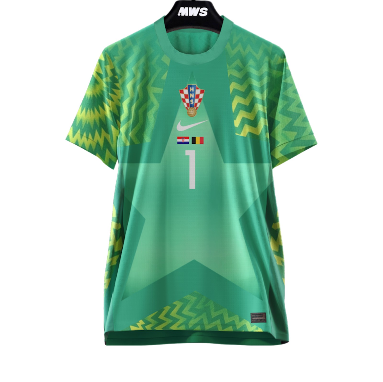 Equipación de portero de Croacia 2026