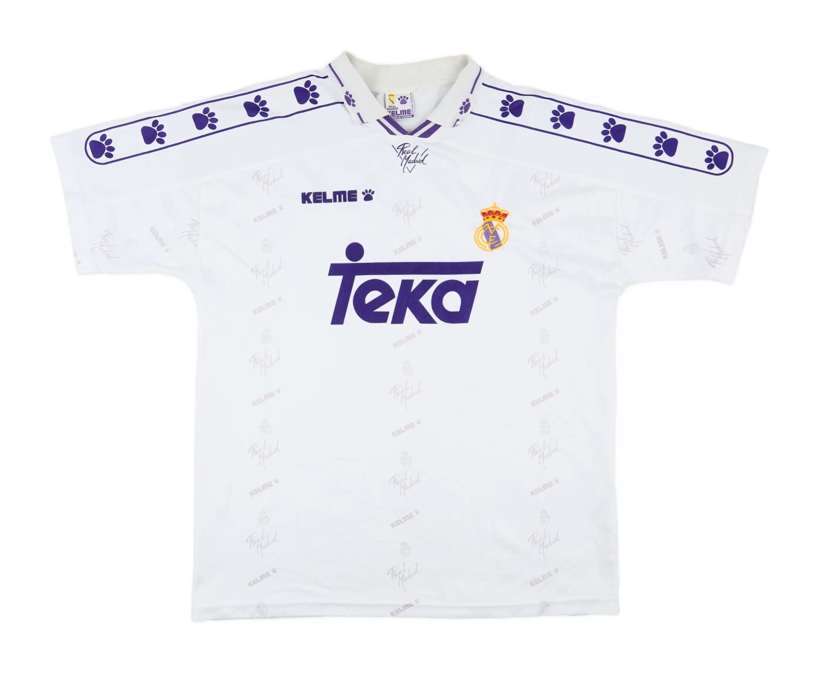 Primera equipación de Real Madrid 94-95