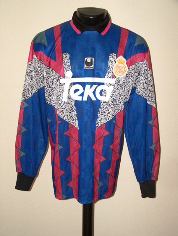 Equipación de portero de Real Madrid 93-94