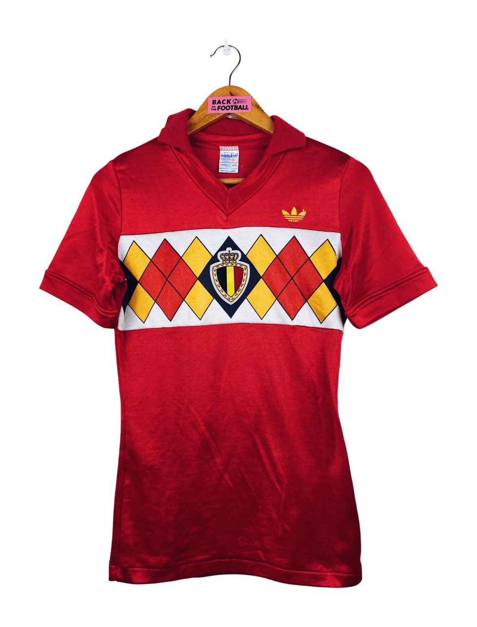 Primera equipación de Bélgica 1984