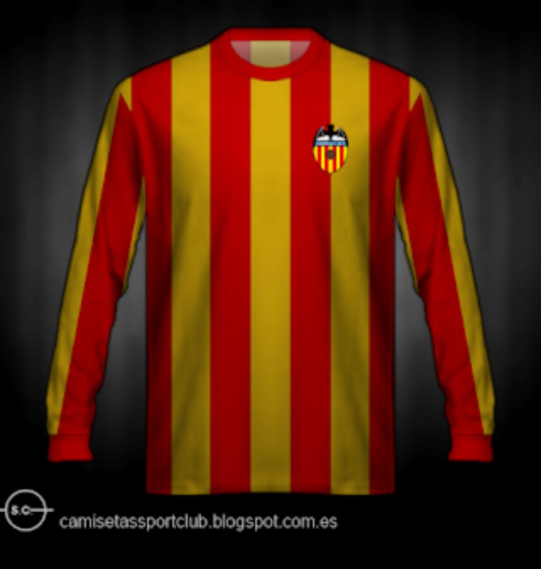Segunda equipación de Valencia 56-57