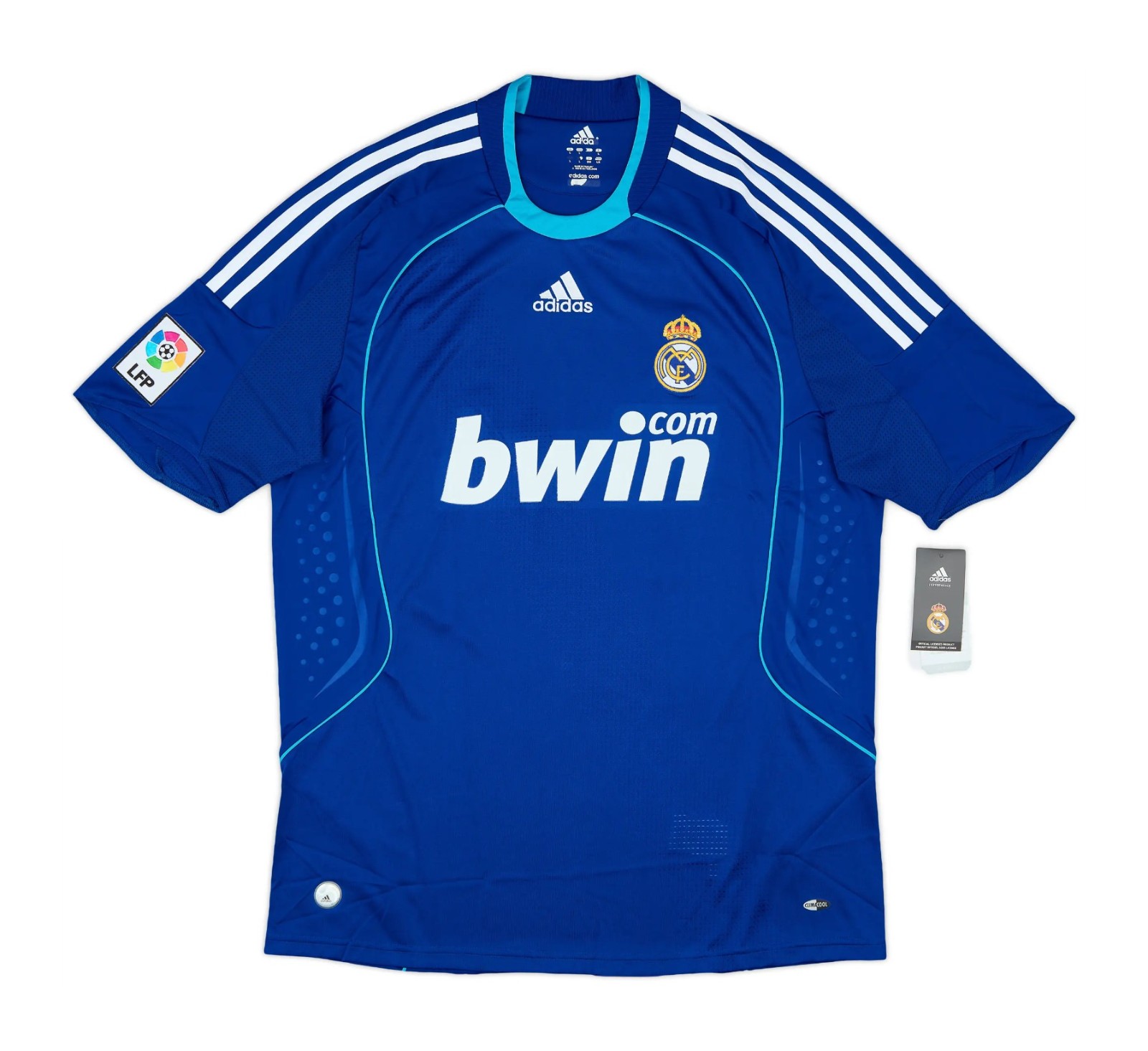 Segunda equipación de Real Madrid 08-09