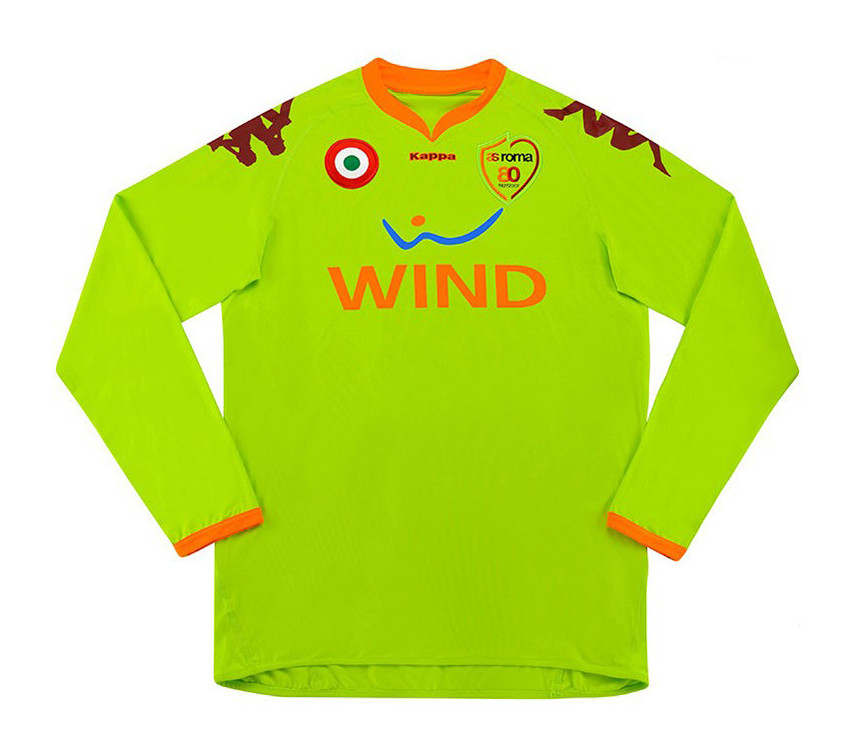 Equipación de portero de Roma 07-08