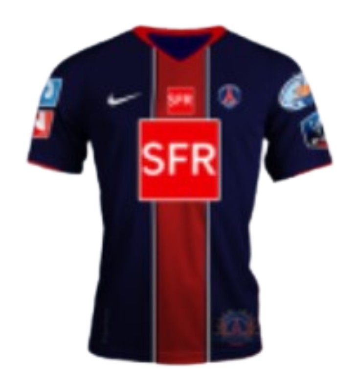Primera equipación de Paris Saint-Germain 07-08