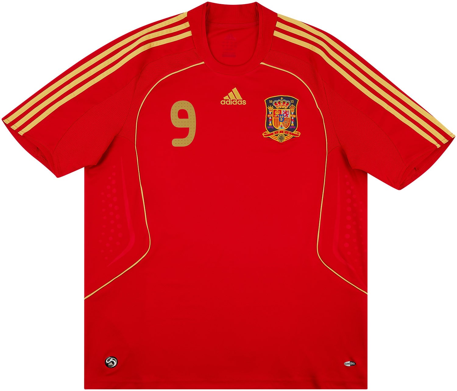 Primera equipación de España 2008