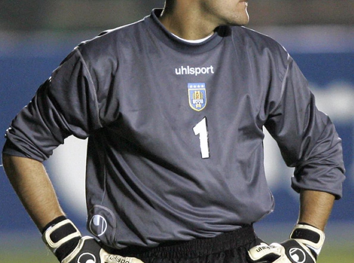 Equipación de portero de Uruguay 2004