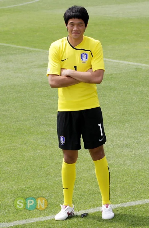 Equipación de portero de Rep. Corea 2008