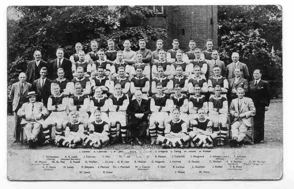 Primera equipación de West Ham United 1937-38