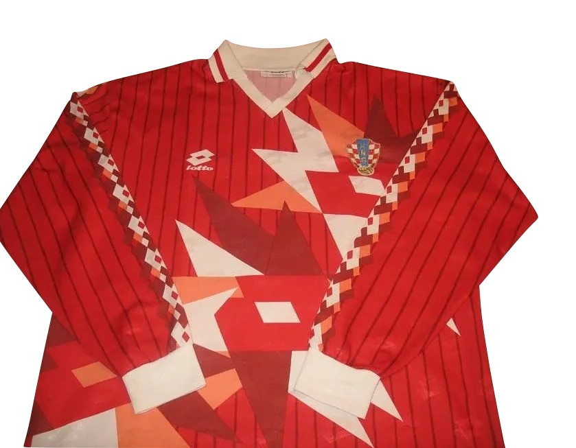 Primera equipación de Croacia 1992